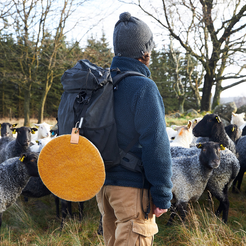 AVEVA - Seat cushion 18 | stoelkussen van gevilte wol