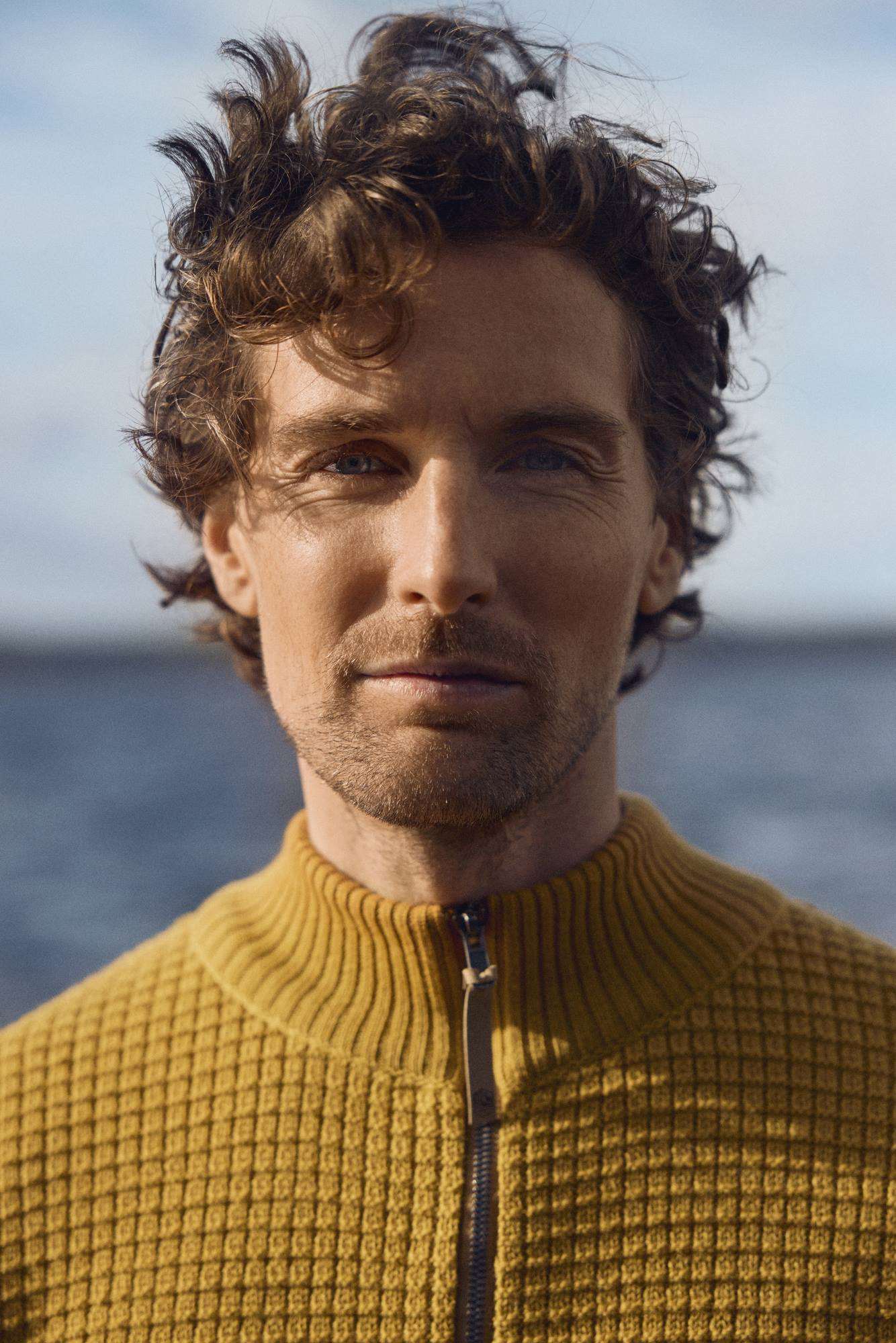 Ivanhoe Knitted in Sweden - Moritz HZ | wollen trui met rits