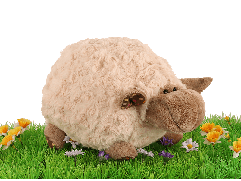 Gerkimex - Pluche schaap soft curly 25cm | knuffel schaap