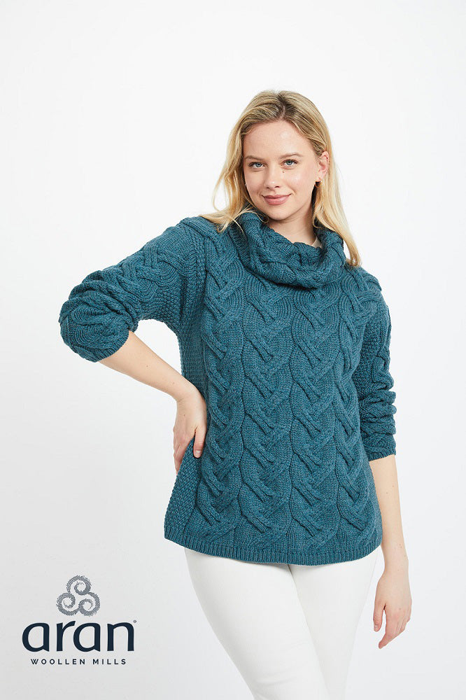Aran Woollen Mills - B692 | dames coltrui van merinowol