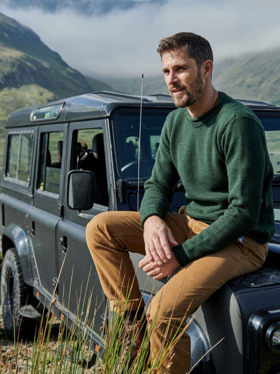 Aran Woollen Mills - B782 | wollen herentrui