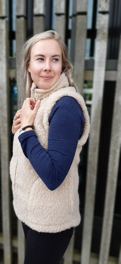 Yoko Wool - Nordic Walker Vest | Körperwärmer aus weicher Wolle