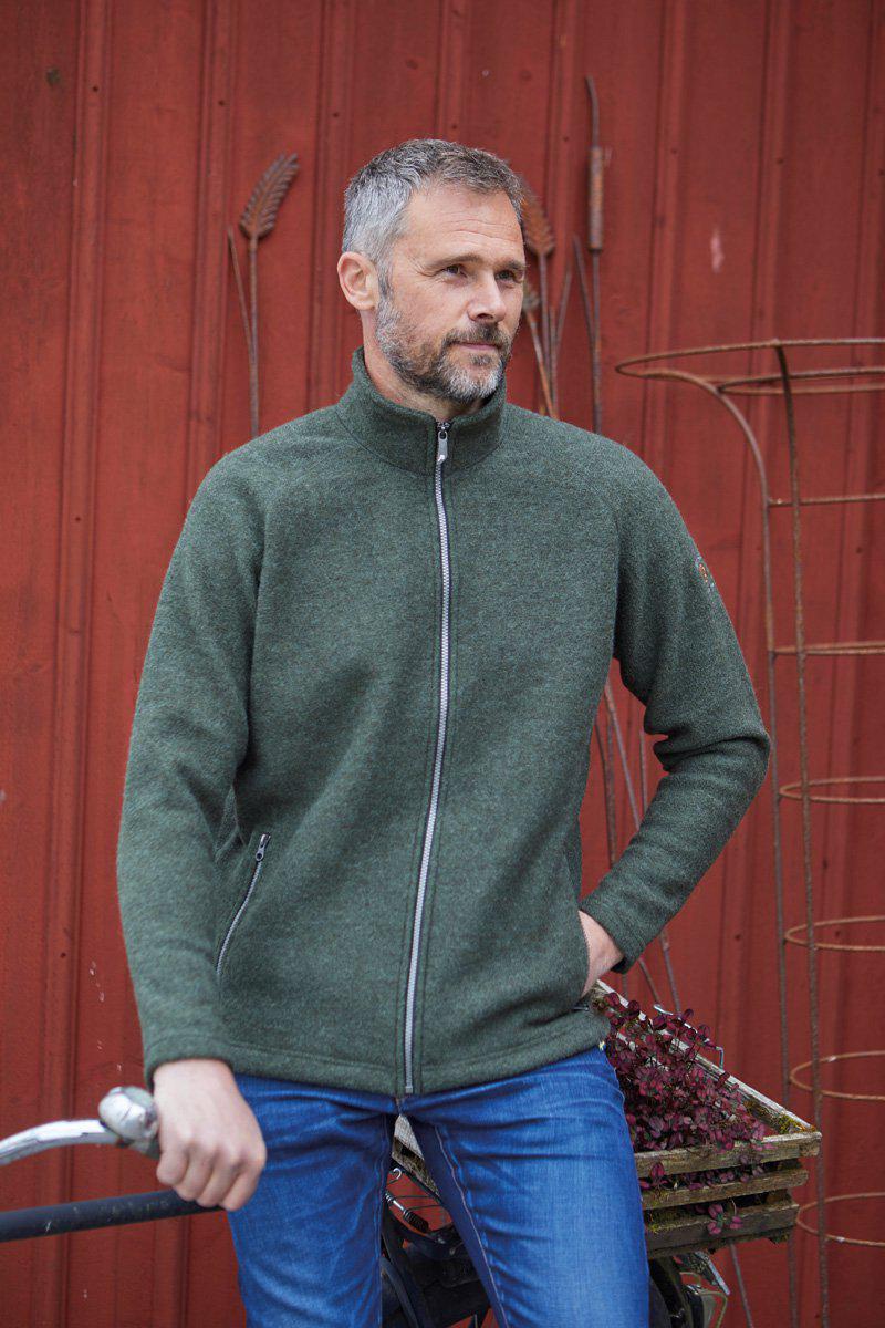 Ivanhoe of Sweden - Danny FZ | wollen herenvest met rits