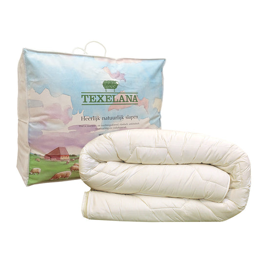 Texelana - Excellent | 4-Jahreszeiten-Bettdecke mit Wollfüllung