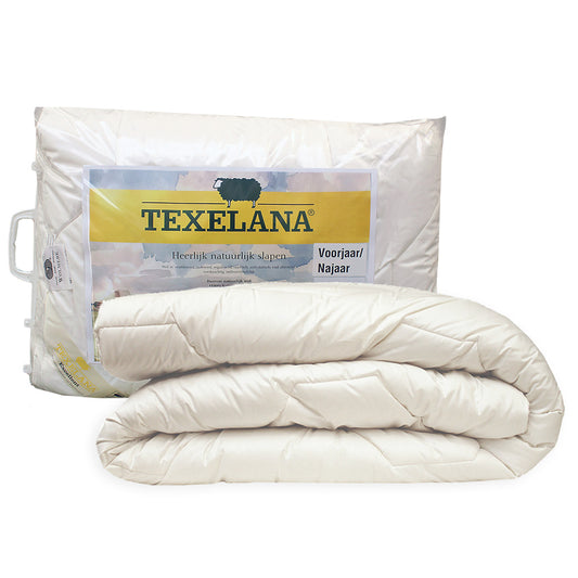 Texelana - Excellent | Einzelbettdecke mit Wollfüllung für Frühling/Herbst