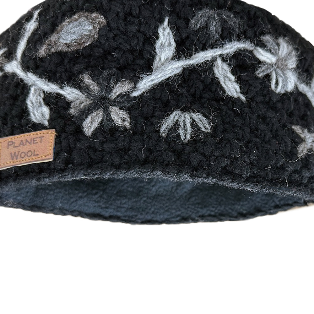 Planet wool - Flower headband | wollen hoofdband met bloemen