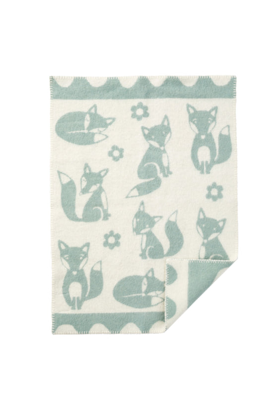 Klippan - Fox baby | wiegdeken van lamswol