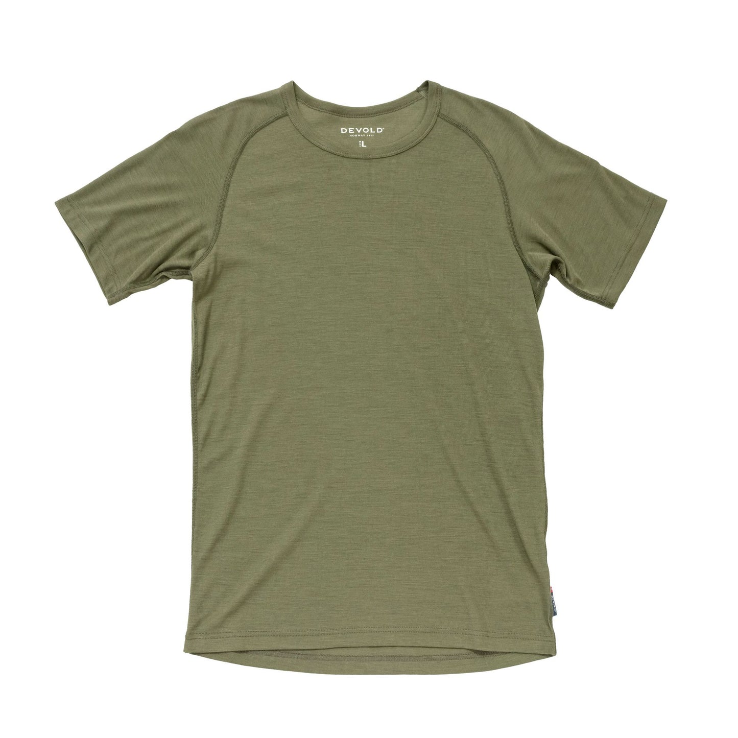 Devold - Lauparen Base Tee man | heren t-shirt van merinowol