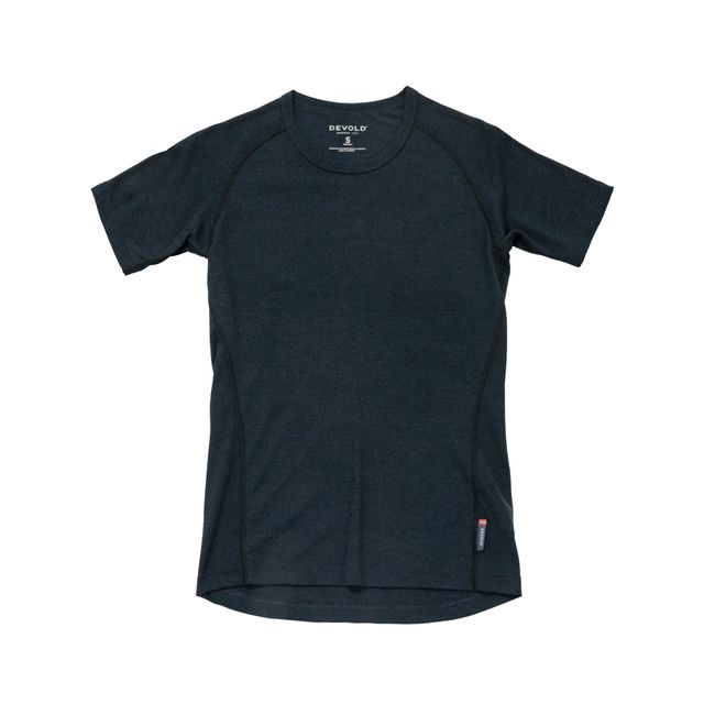 Devold - W Lauparen Base Tee | dames t-shirt van merinowol