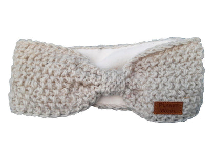Planet wool - headband with knot | hoofdband van wol