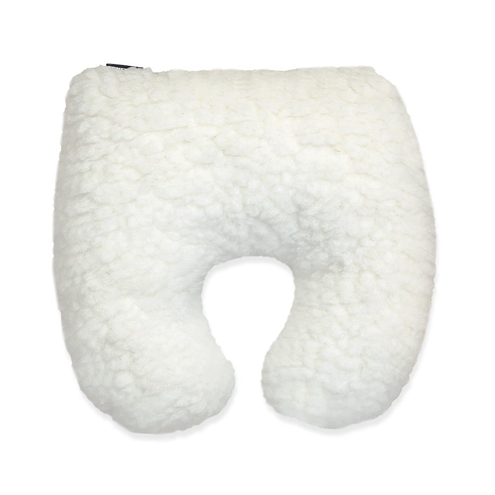 Texelana | neksteun boemerang van wolborg met wol gevuld