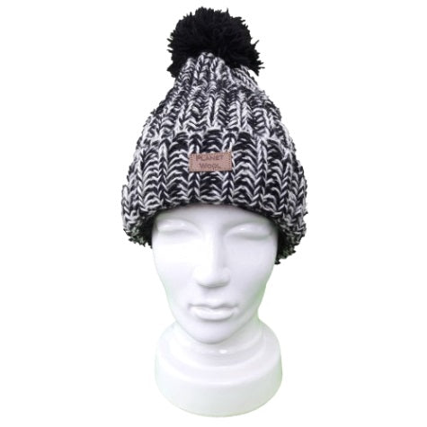 Planet Wool - Pompon hat | wollen muts