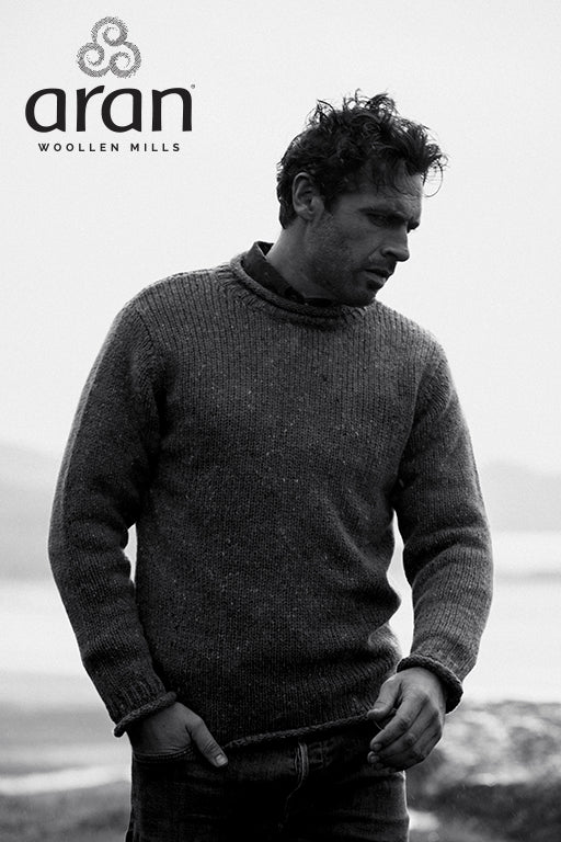 Aran Woollen Mills - R193 | wollen herentrui