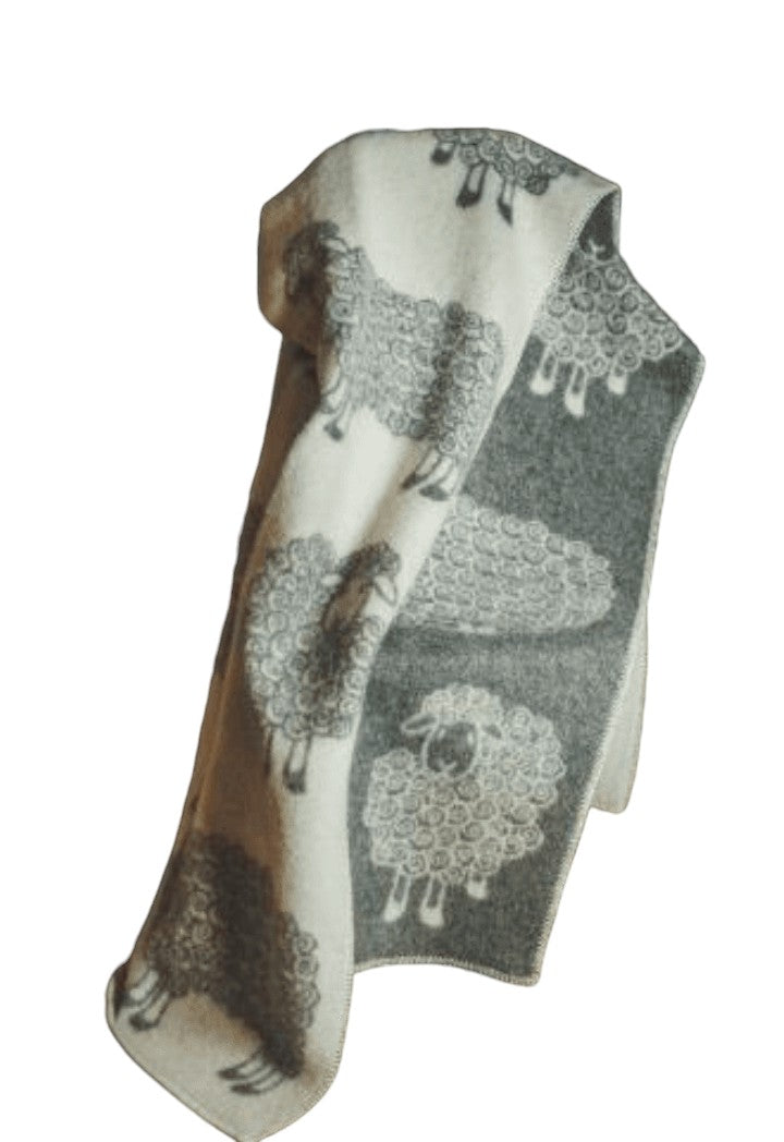 Belpo - Kids blanket Sheep | wollen ledikantdeken