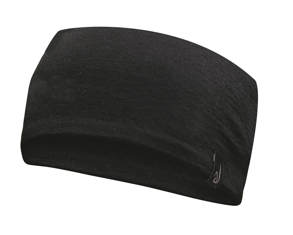 Ivanhoe Knitted in Sweden - Underwool headband | wollen hoofdband Black