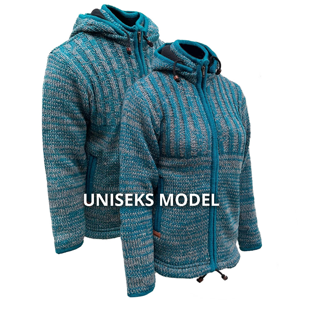 Planet Wool - Sherpa | wollen vest met fleecevoering