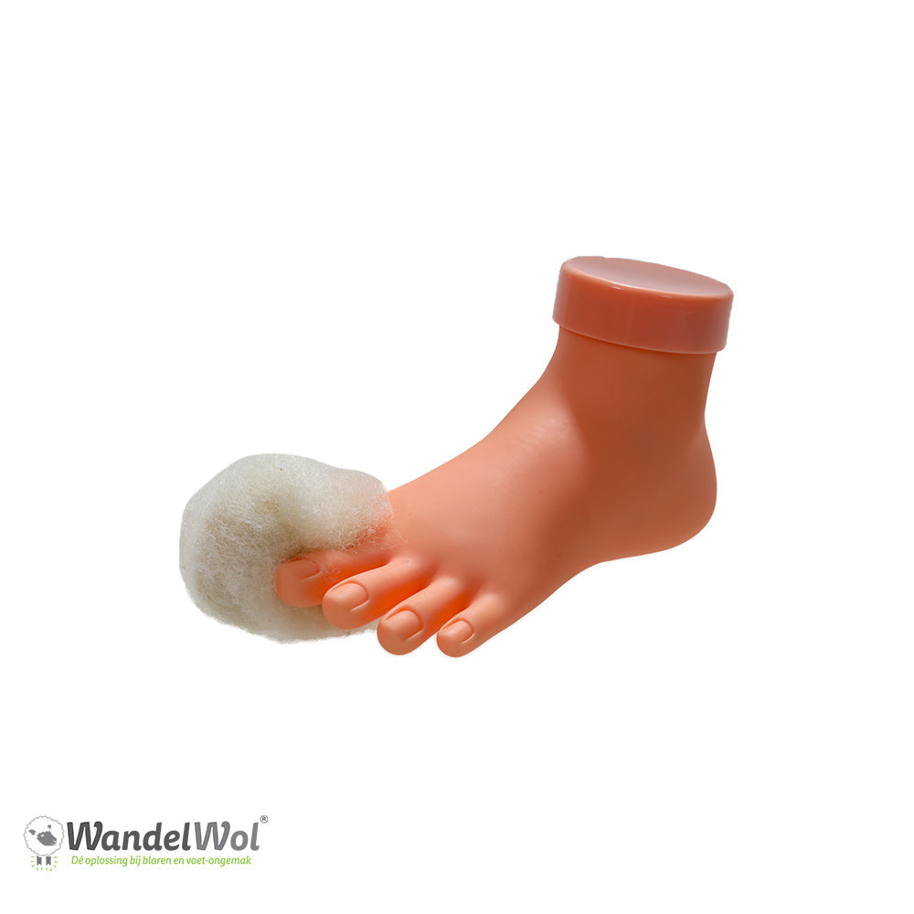 WandelWol - antidruk-wol | wol voor in je schoenen