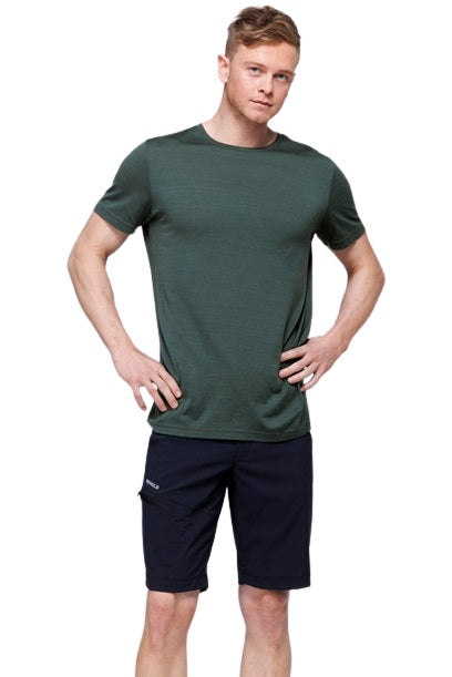 Devold - M Classic Eika Tee | heren t-shirt van merinowol