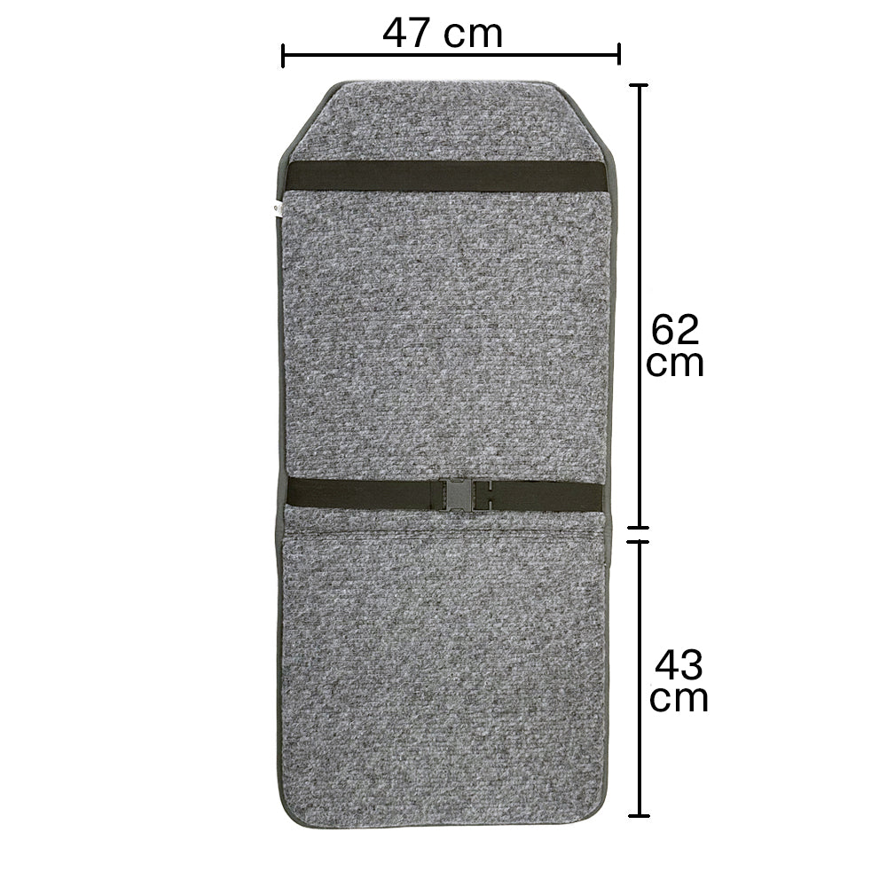 Flokati - Topper WAVE | autostoelkussen van merinowol