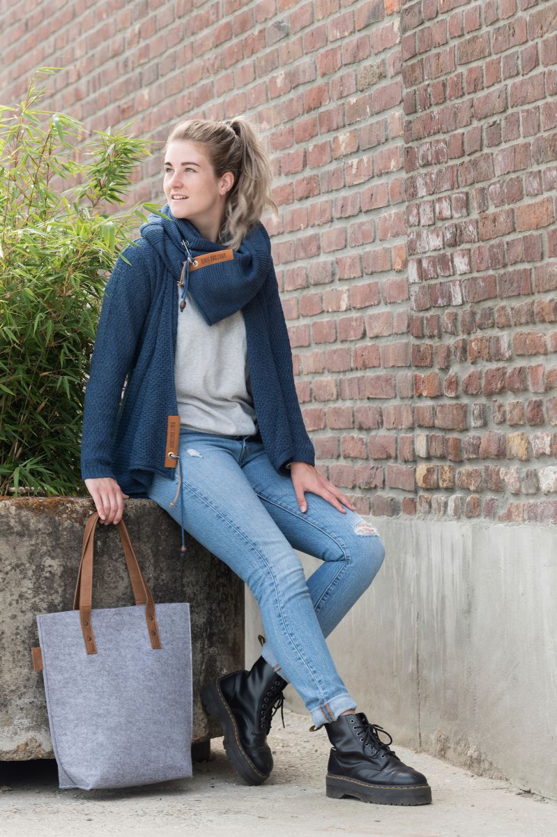 Knit Factory - Gwen handtas | stijlvolle schoudertas