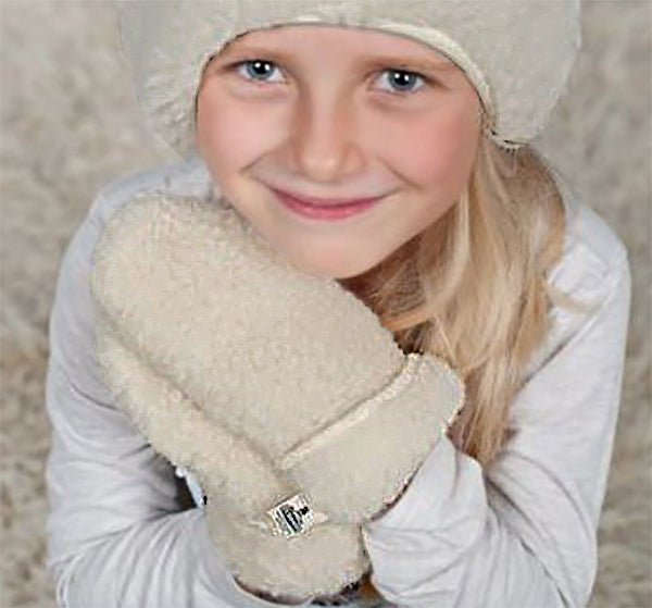 Yoko Wool - Freeze mittens junior | wollen kinderwanten