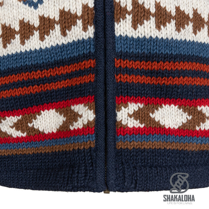 Shakaloha - Burque Multi | wollen vest met rits