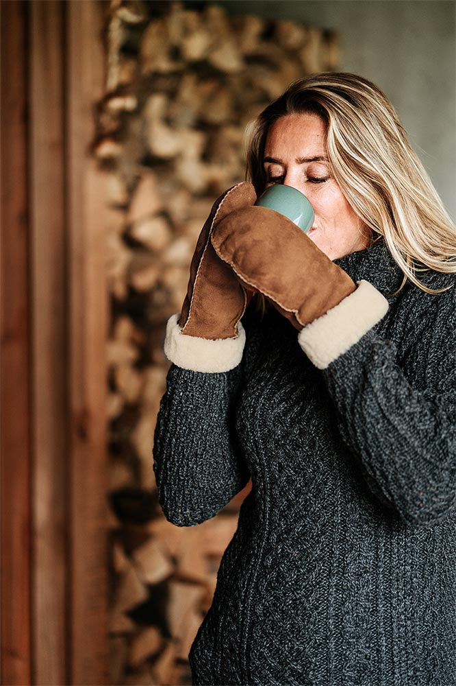 Texelana - vachtwant | zachte wanten van schapenvacht