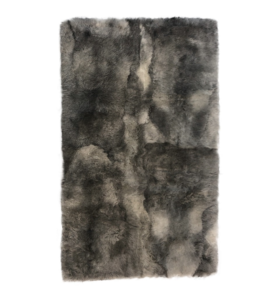 Texelana – Isländischer Schaffellteppich | grau rasiert