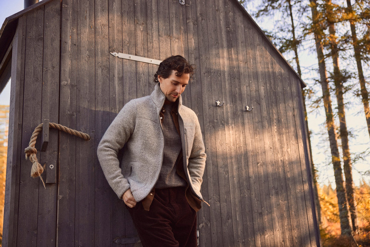 Ivanhoe Knitted in Sweden - GY Lumber | wollen herenjas