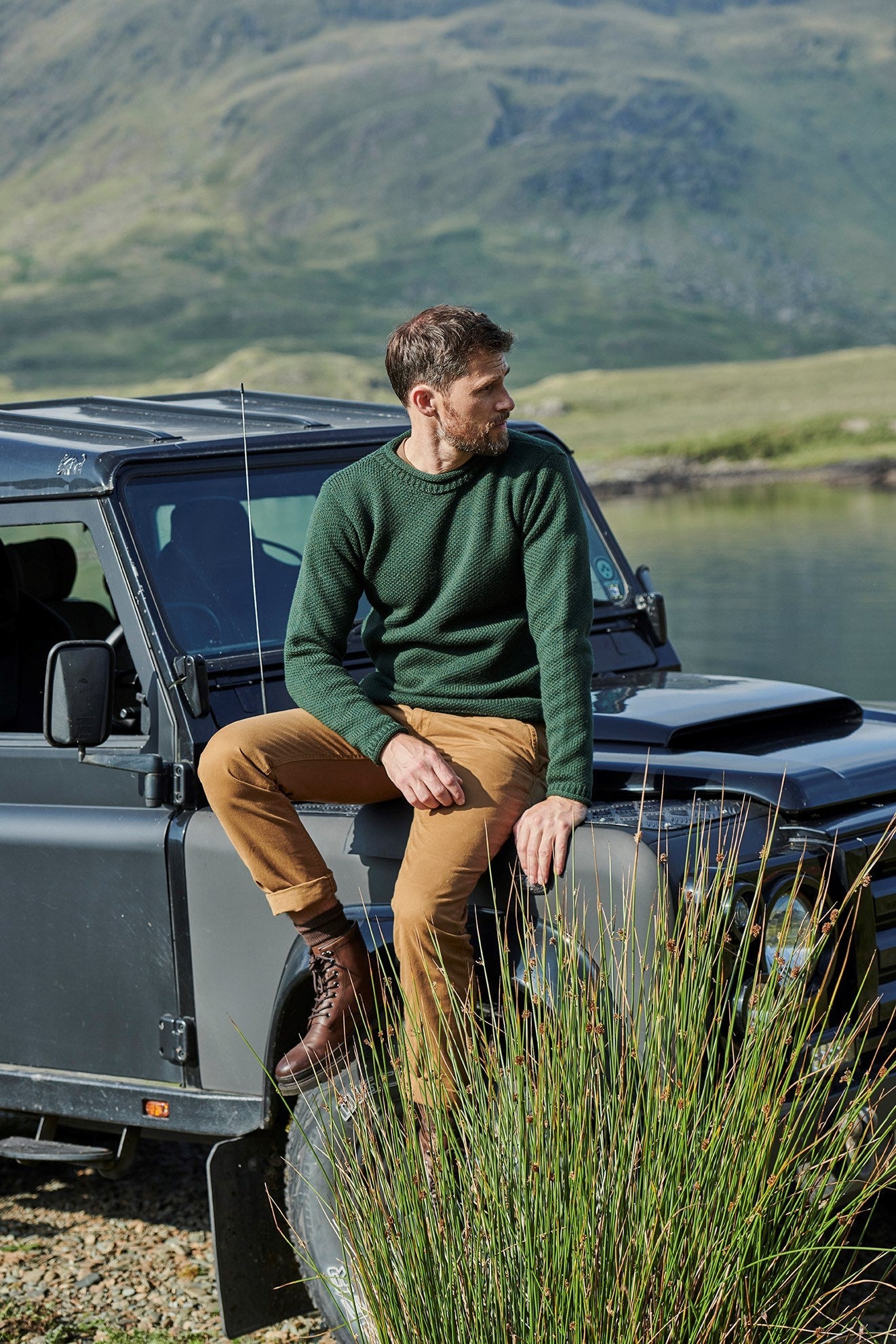 Aran Woollen Mills - B782 | wollen herentrui