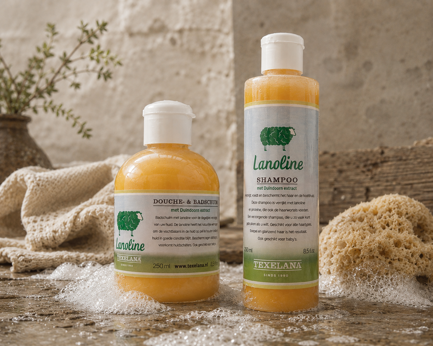 Texelana | douche- en badschuim