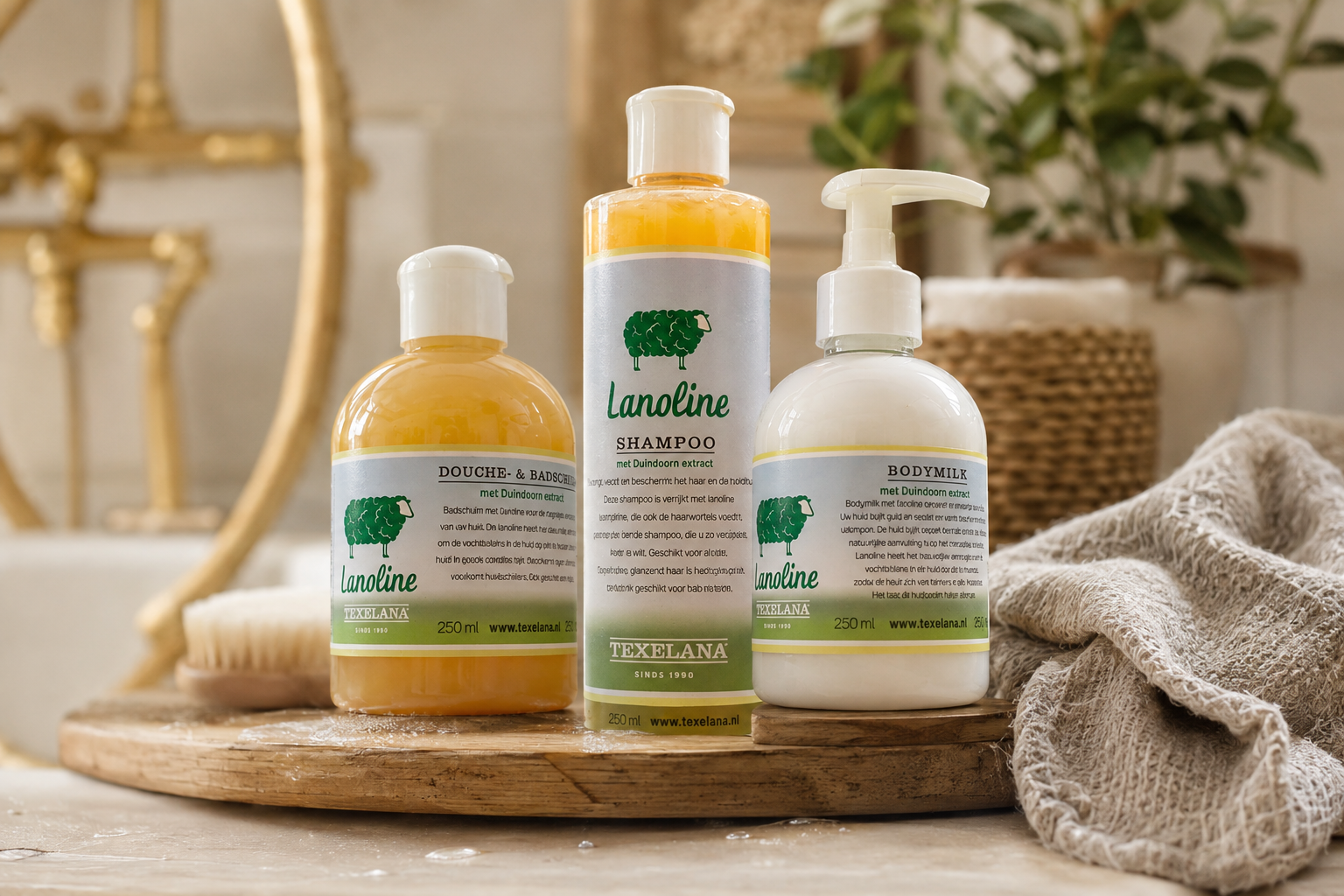Texelana - cadeaupakket Den Burg | douche-/badschuim + shampoo + bodymilk