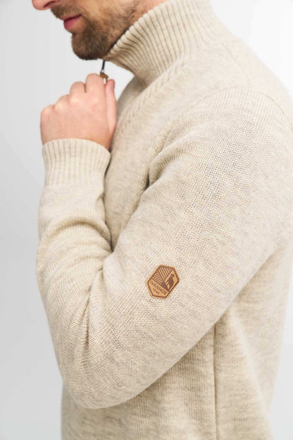 Ivanhoe Knitted in Sweden - NLS Elm HZ | wollen herentrui