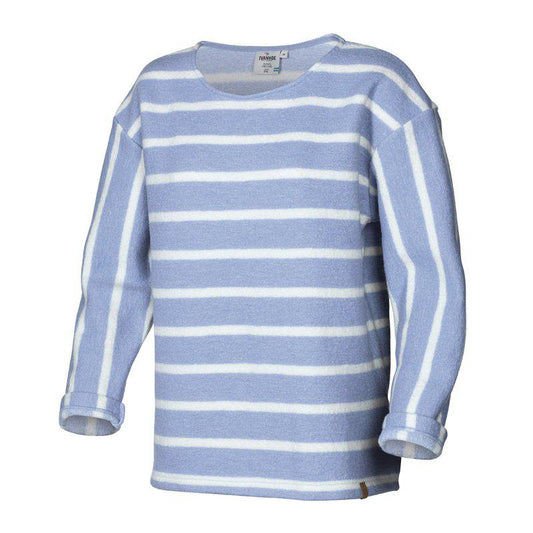 Ivanhoe Knitted in Sweden - Bystad | wollen damestrui Forever blue