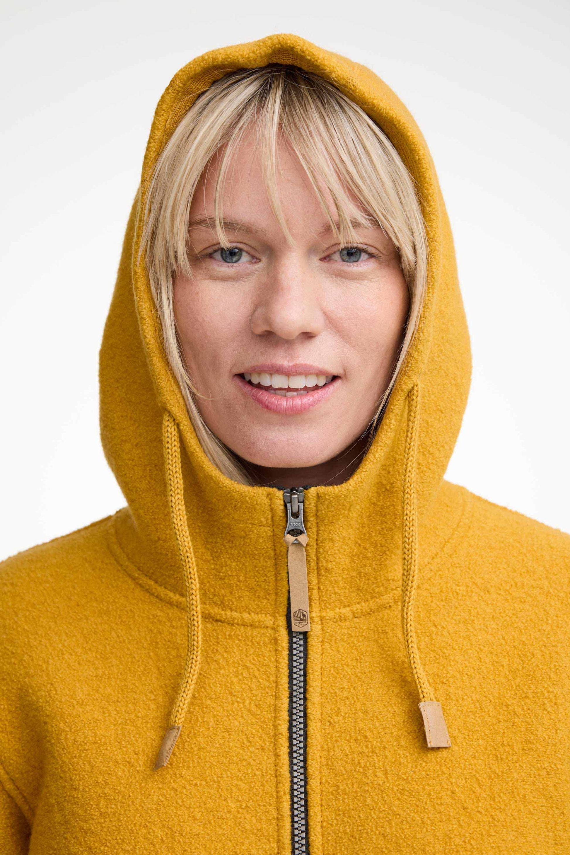 Ivanhoe - Madbacken coat | 100% wollen jas van gekookte wol