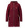 Ivanhoe - Madbacken coat | 100% wollen jas van gekookte wol Deep Red