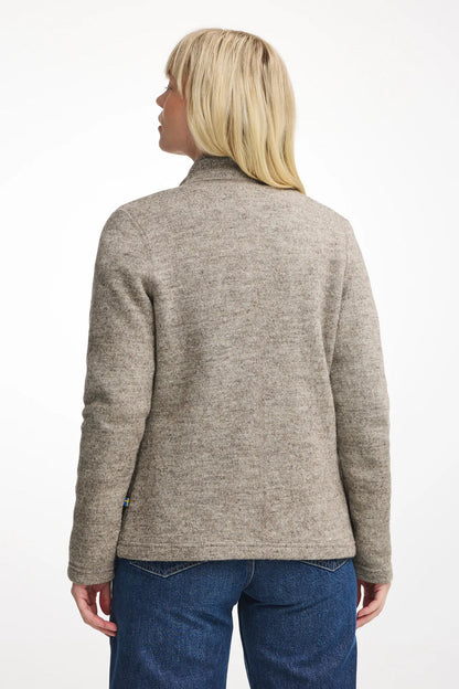 Ivanhoe Knitted in Sweden - NLS Twig FZ | damesvest met rits