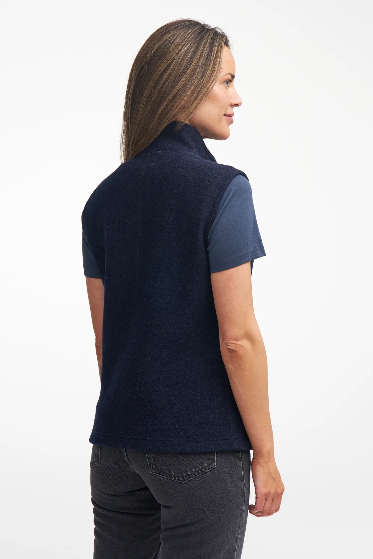 Ivanhoe Knitted in Sweden - Beata Vest | wollen dames bodywarmer