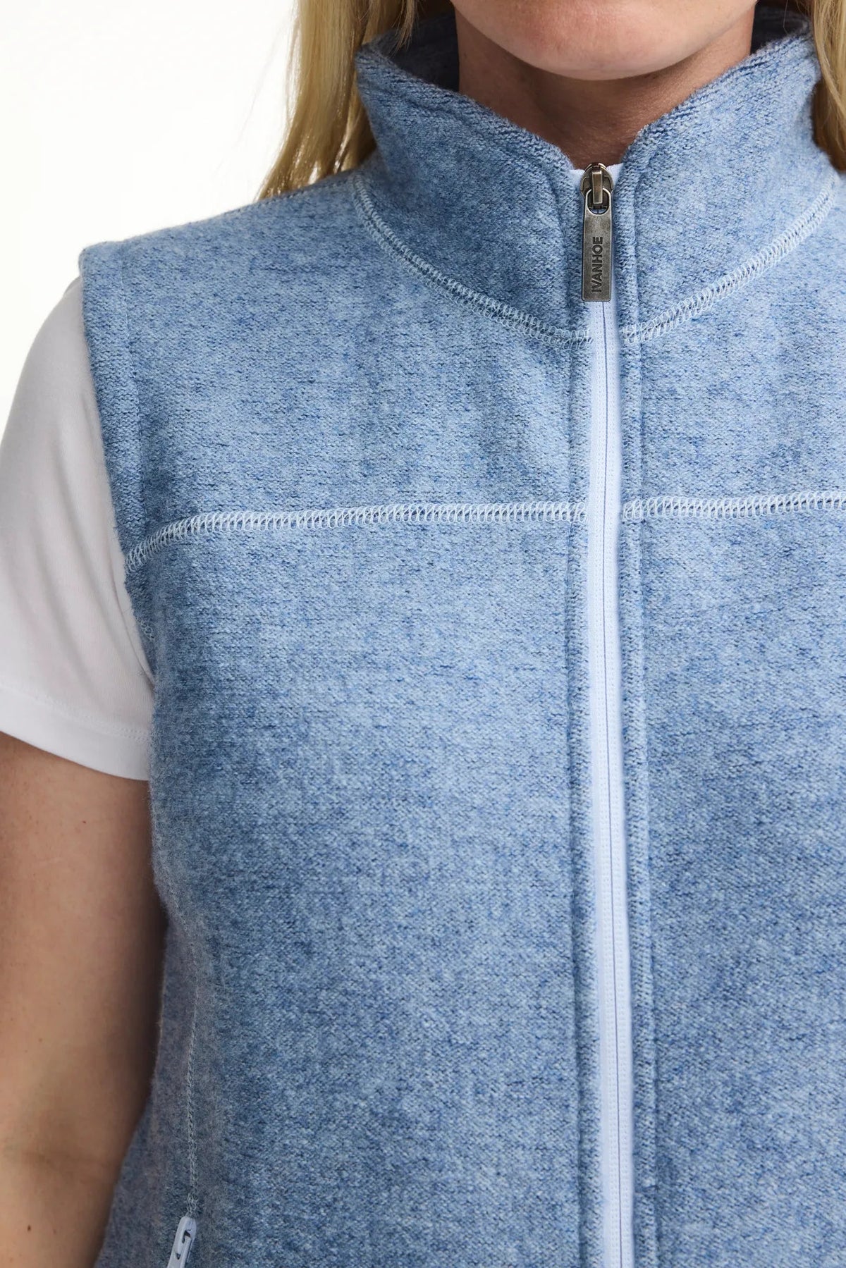 Ivanhoe Knitted in Sweden - Beata Vest | wollen dames bodywarmer