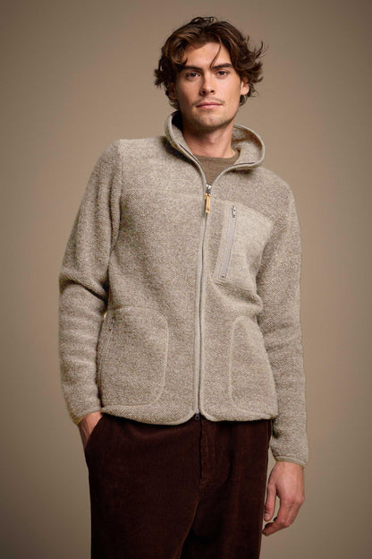 Ivanhoe Knitted in Sweden - 1946 Jacket | wollen vest met rits