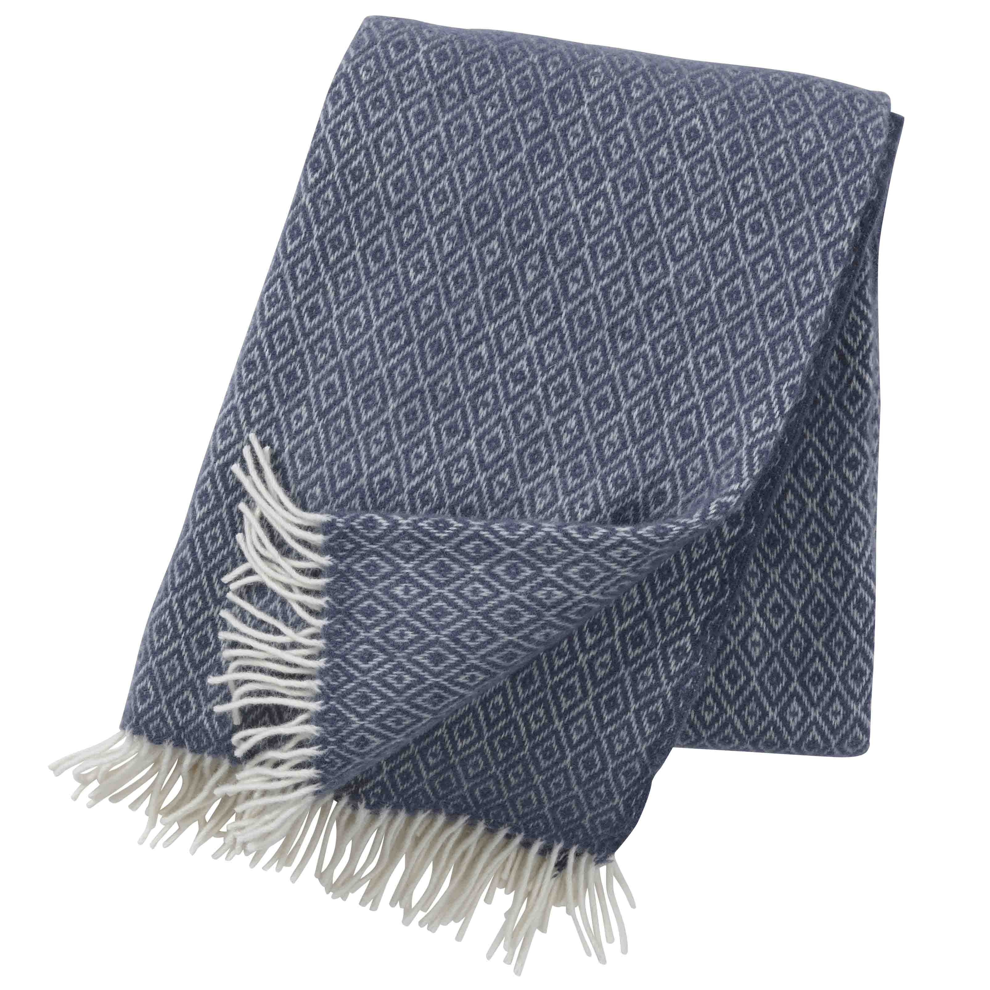 Klippan - Stella | plaid van lamswol Smokey blue