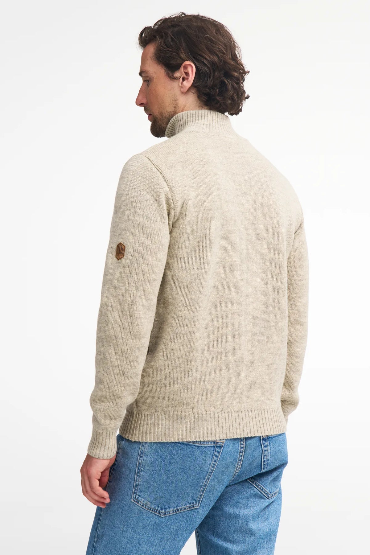 Ivanhoe Knitted in Sweden - NLS Elm HZ | wollen herentrui