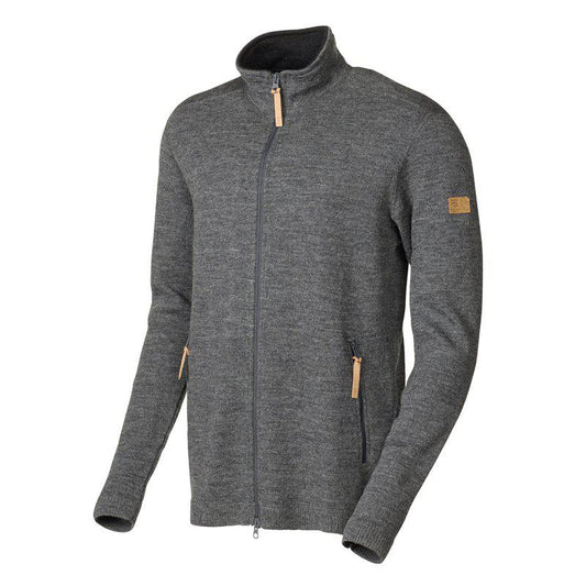 Ivanhoe Knitted in Sweden - Volmar FZ | wollen herenvest Grey