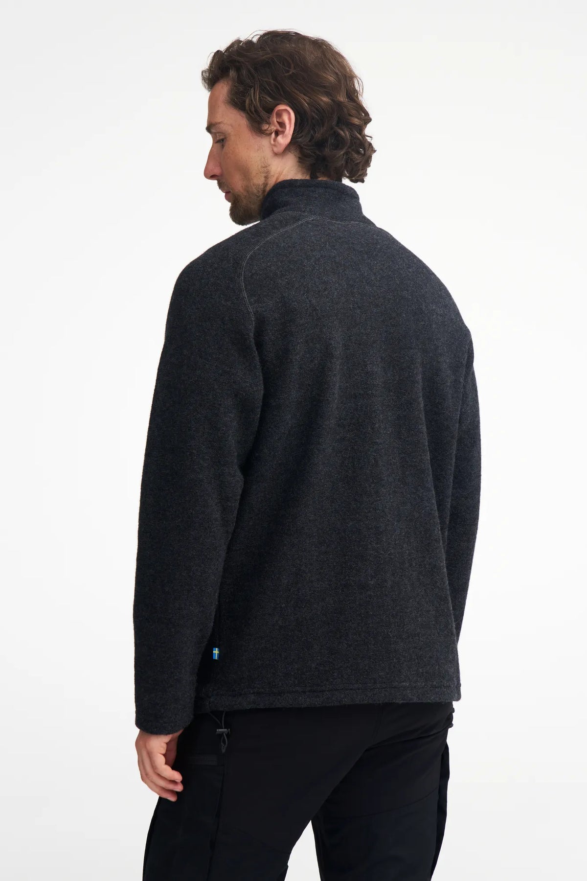 Ivanhoe Knitted in Sweden - Danny FZ | wollen herenvest met rits