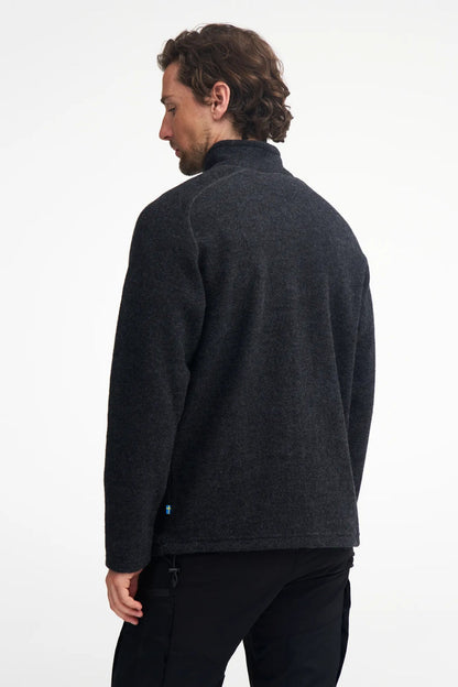 Ivanhoe Knitted in Sweden - Danny FZ | wollen herenvest met rits