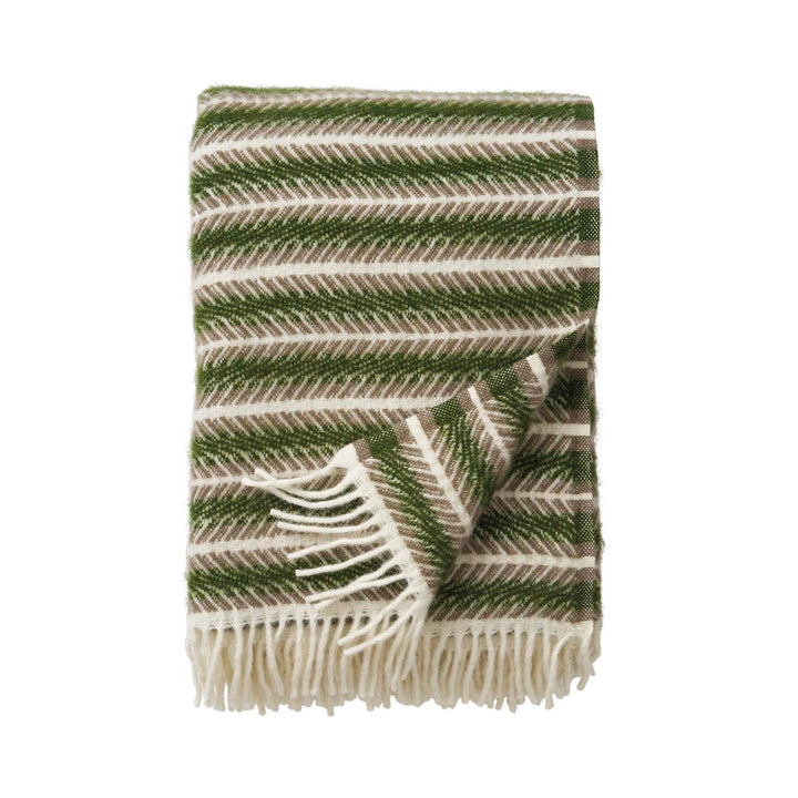 Klippan - Oscar | plaid van lamswol Multi green