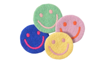 AVEVA - Wool coaster 4-pack | onderzetters van wol