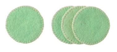 AVEVA - Wool coaster 4-pack | onderzetters van wol Spring-Green