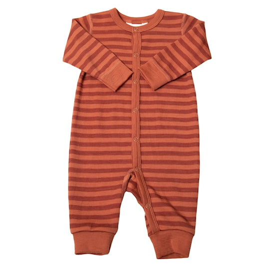 Joha - Jumpsuit red stripe | woolen playsuit