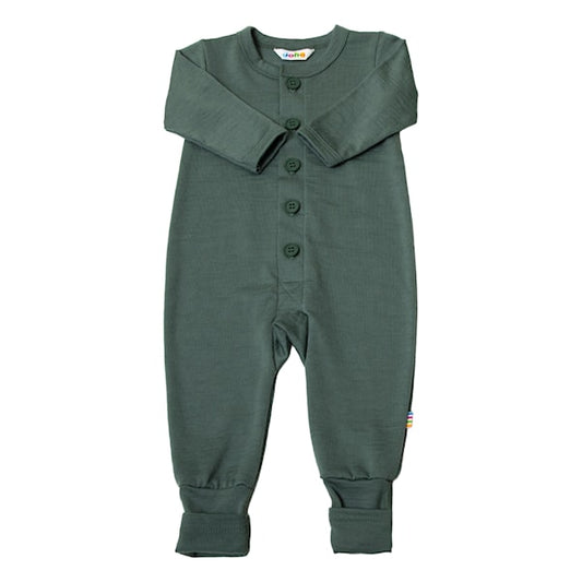 Joha - Jumpsuit with buttons | woolen playsuit